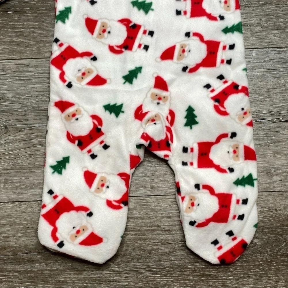 Carter’s Baby Christmas Santa footed Zip Pajama